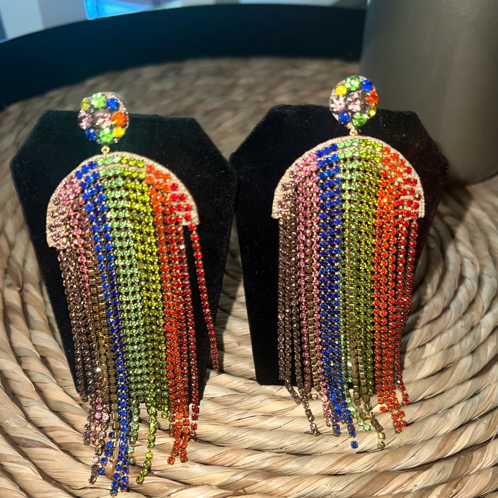 Deepa Gurnani Rainbow Cadie Earrings